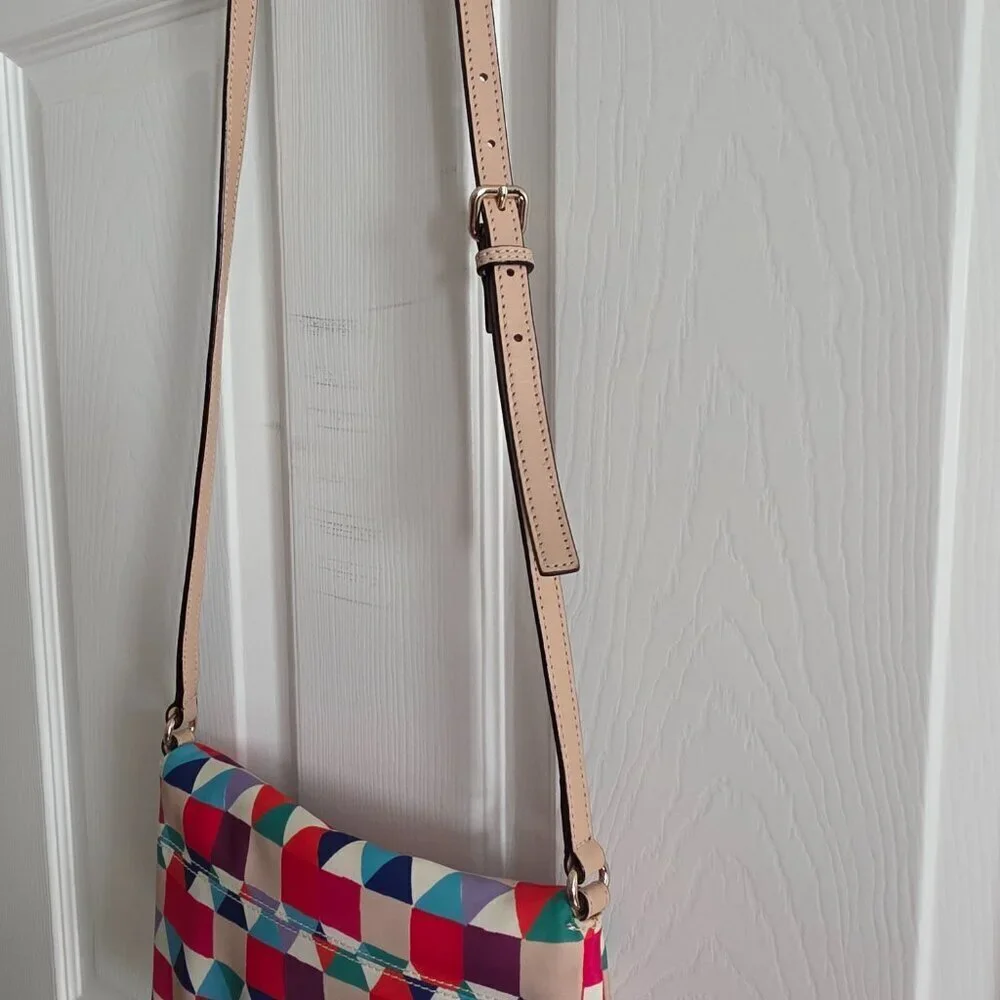 Kate Spade Colorful Pueblo Tile Geometric Crossbody Purse